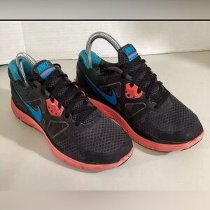 Women's Nike Lunarglide 3 Black Pink Blue Size 6.5 Sneakers